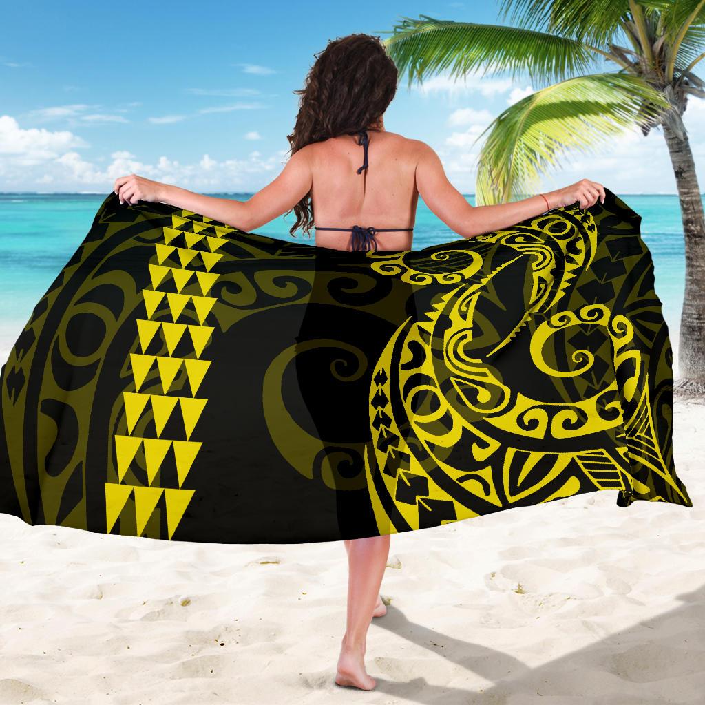 Polynesian Tribal Sarong Yellow - Polynesian Pride