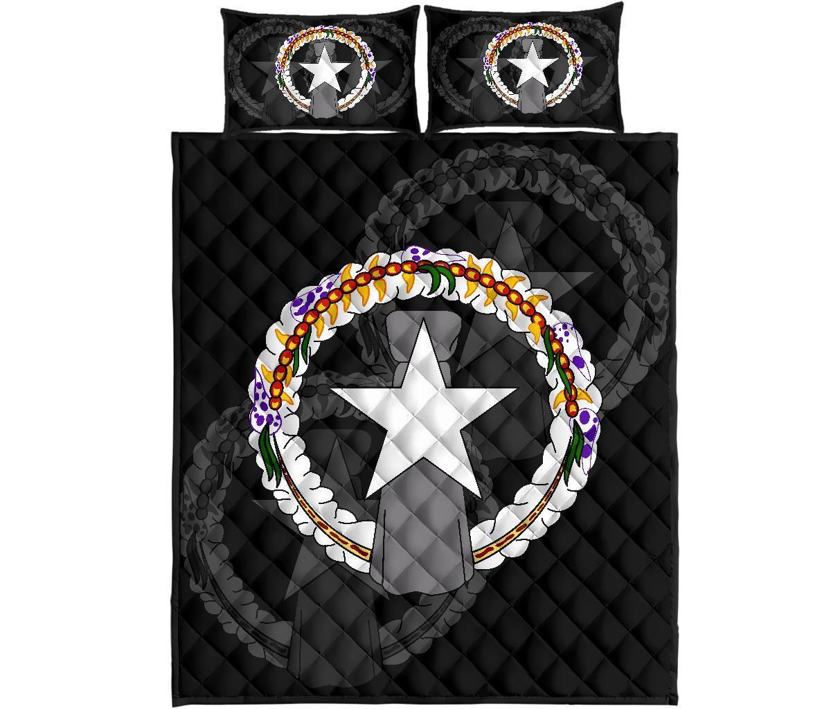 Nothern Mariana Islands Polynesian Quilt Bed Set - Polynesian Pride