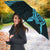 Tonga Umbrella Turtle Mermaid Polynesian Pattern Blue - Polynesian Pride