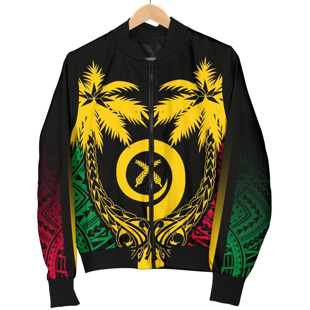 Vanuatu Coconut Men's Bomber Jacket - Polynesian Pride