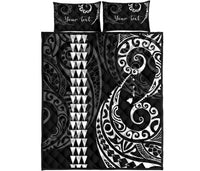 Personalized - Hawaii Quilt Bed Set - Hawaii Polynesian Quilt Bed Set - White White - Polynesian Pride