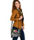The Philippines Shoulder Handbag - Summer Plumeria (Black) - Polynesian Pride