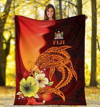 Fiji Premium Blankets - Tribal Tuna Fish - Polynesian Pride