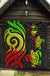 Guam Polynesian Premium Quilt - Reggae Tentacle Turtle - Polynesian Pride