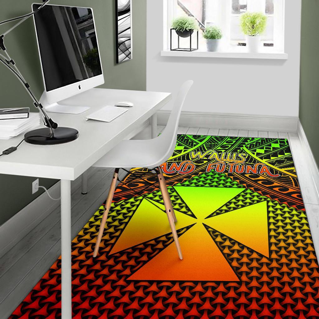 Polynesian Wallis and Futuna Area Rug - Reggae Vintage Polynesian Patterns - Polynesian Pride