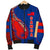 Samoa Men's Bomber Jacket - Rugby Ball Fire - Polynesian Pride