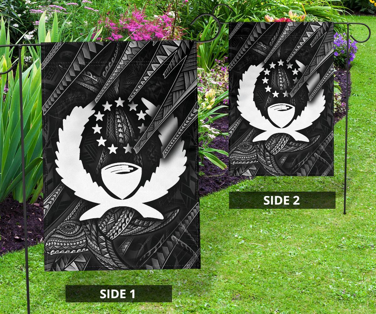 Pohnpei State Flag - Seal With Whale Style - Polynesian Pride