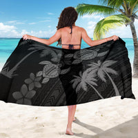 Hawaii Turtle Plumeria Coconut Tree Polynesian Sarong - Turquoise - Polynesian Pride
