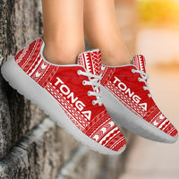 Tonga Sporty Sneakers - Polynesian Chief Flag Version - Polynesian Pride