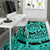 Hawaii Polynesian Turtle Rug - Turquoise - Polynesian Pride