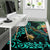 Tiki Polynesian Area Rug Turtle Hibiscus - Polynesian Pride