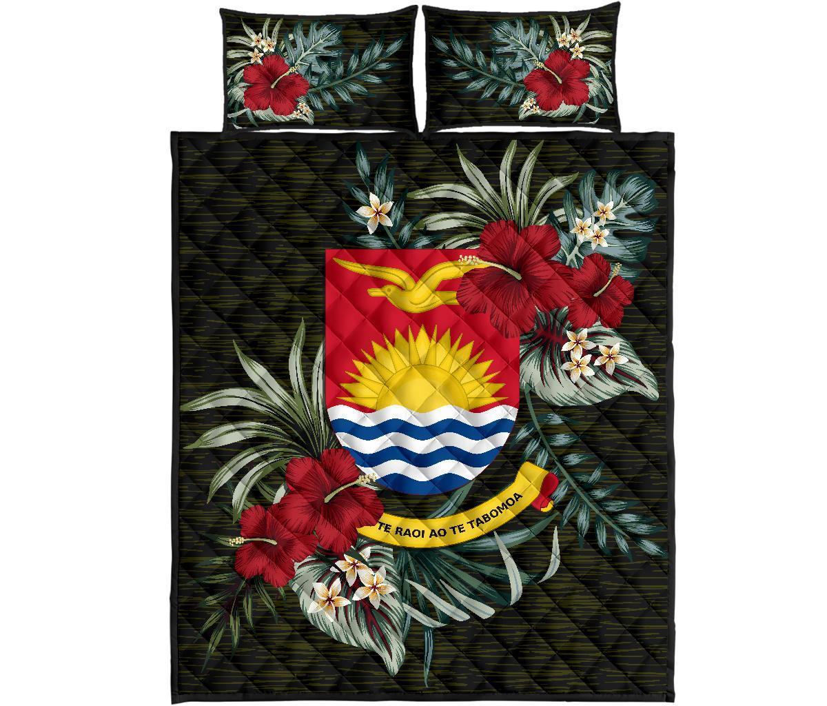 Kiribati Polynesian Quilt Bed Set - Special Hibiscus - Polynesian Pride