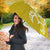 Guam Umbrella Turtle Coat of Arms Polynesian Pattern White Gold - Polynesian Pride