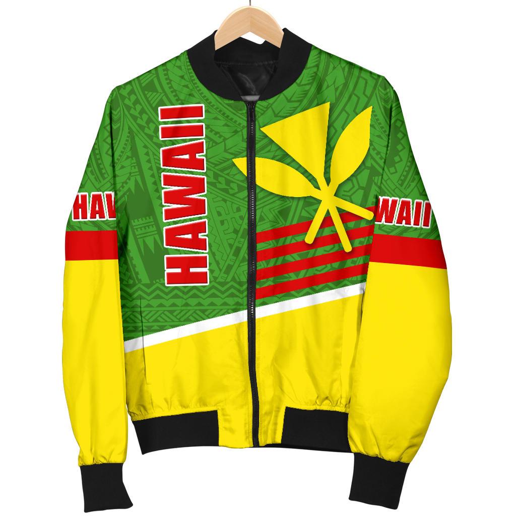 Polynesian Hawaii Bomber Jacket (Men) - Hawaiian Kanaka Maoli - Polynesian Pride