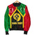 Polynesian Vanuatu Custom Personalised Men's Bomber Jacket - Vanuatu Flag and Coat Of Arms - Polynesian Pride