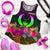 Pohnpei Women's Racerback Tank - Summer Hibiscus Art - Polynesian Pride