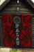 Palau Premium Quilt - Palau Seal Polynesian Red Tattoo - Polynesian Pride