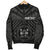 Fiji Personalised Men's Bomber Jacket - Fiji Seal With Polynesian Tattoo Style ( Black) - Polynesian Pride