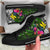 Hawaii High Top Shoes - Turtle Plumeria Banana Leaf - Polynesian Pride