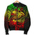 Samoa Men's Bomber Jacket - Reggae Shark Polynesian Tattoo - Polynesian Pride