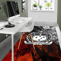 Samoa Polynesian Area Rug - Vintage Polynesian Style - Polynesian Pride