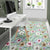 Tropical Hibiscus Palm Leaves Rug - Polynesian Pride