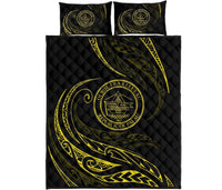 Palau Quilt Bed Set - Yellow - Frida Style Yellow - Polynesian Pride