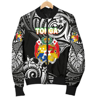 Mate Ma'a Tonga Rugby Men's Bomber Jacket Polynesian Unique Vibes - Black - Polynesian Pride