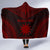 Nauru Polynesian Chief Hooded Blanket - Red Version - Polynesian Pride