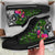 Chuuk High Top Shoes - Turtle Plumeria Banana Leaf - Polynesian Pride
