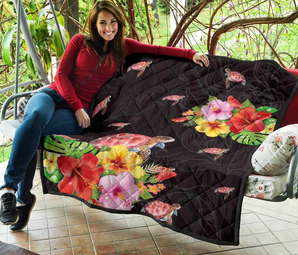 Ocean Turtle Premium Quilt - Polynesian Pride