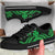 Wallis and Futuna Low Top Canvas Shoes - Green Tentacle Turtle - Polynesian Pride