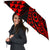 Seal Of Hawaii Polynesian Umbrella Red - Circle Style - Polynesian Pride