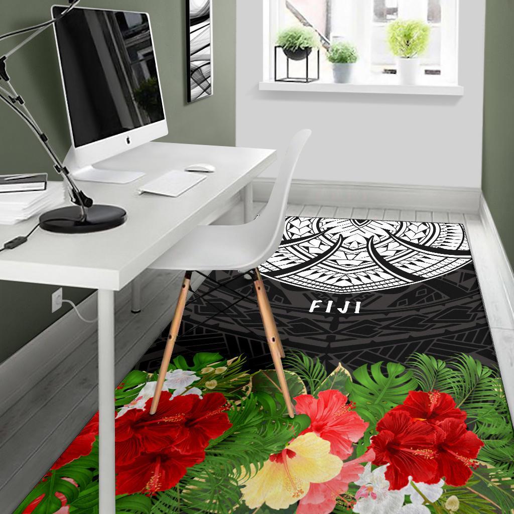 Fiji Area Rug - Ginger Lei Pattern - Polynesian Pride