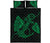 Anchor Poly Tribal Quilt Bed Set Green Green - Polynesian Pride