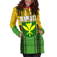 Hawaii Women's Hoodie Dress - Polynesian Hawaii Flag - Polynesian Pride