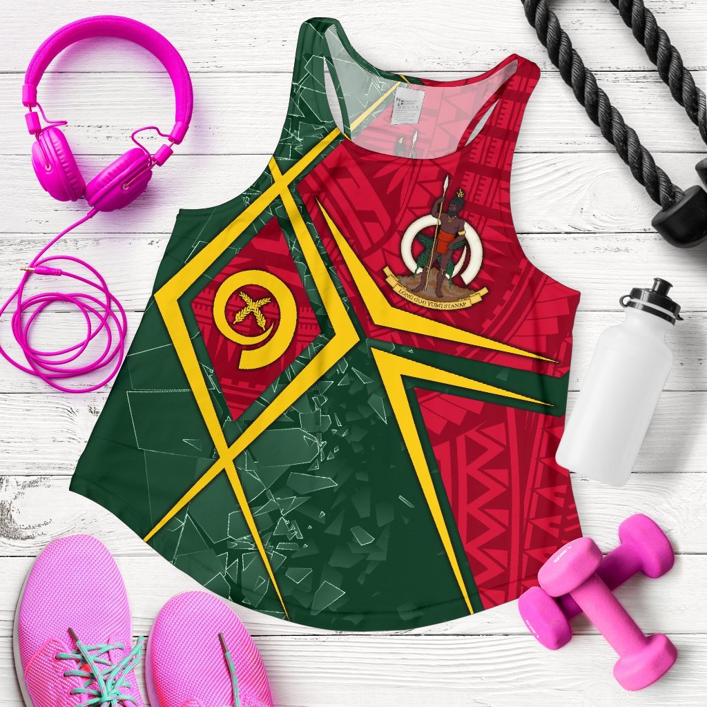 Vanuatu Women's Tank - Vanuatu Legend Red - Polynesian Pride