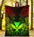 Polynesian Hawaii (Kanaka Maoli) Premium Blanket - Reggae Turtle Homeland - Polynesian Pride
