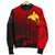 Papua New Guinea Men's Bomber Jacket - Raggiana Bird of Paradise Polynesian Patterns - Polynesian Pride