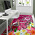 FSM Custom Personalised Area Rug - Turtle Plumeria (PINK) - Polynesian Pride