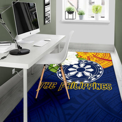 The Philippines Area Rug - Filipino Sampaguita