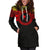 Chuuk Women Hoodie Dress - Chuuk Coat Of Arms Polynesian Reggae Color - Polynesian Pride
