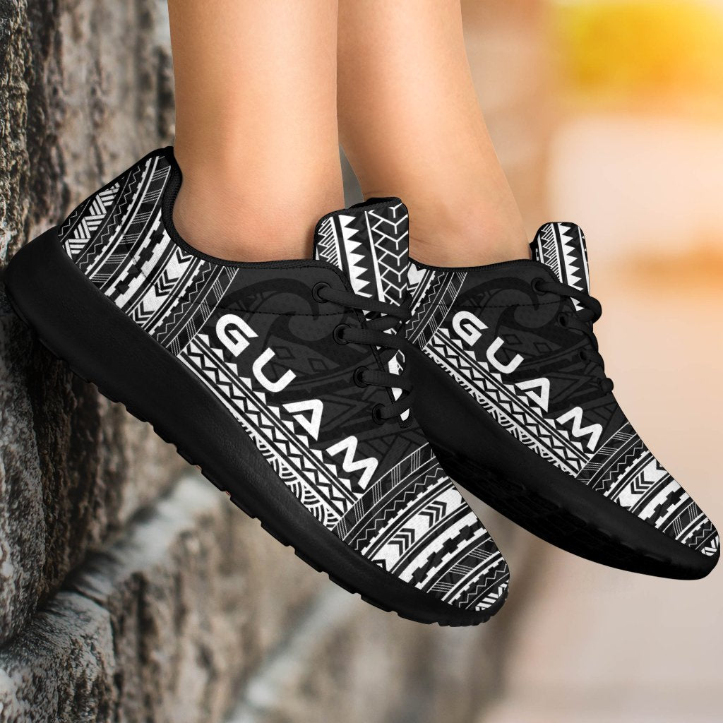 Guam Sporty Sneakers - Polynesian Chief Black Version - Polynesian Pride