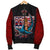 Polynesian Hawaii Men's Bomber Jacket - Shark Warrior Blue - Polynesian Pride