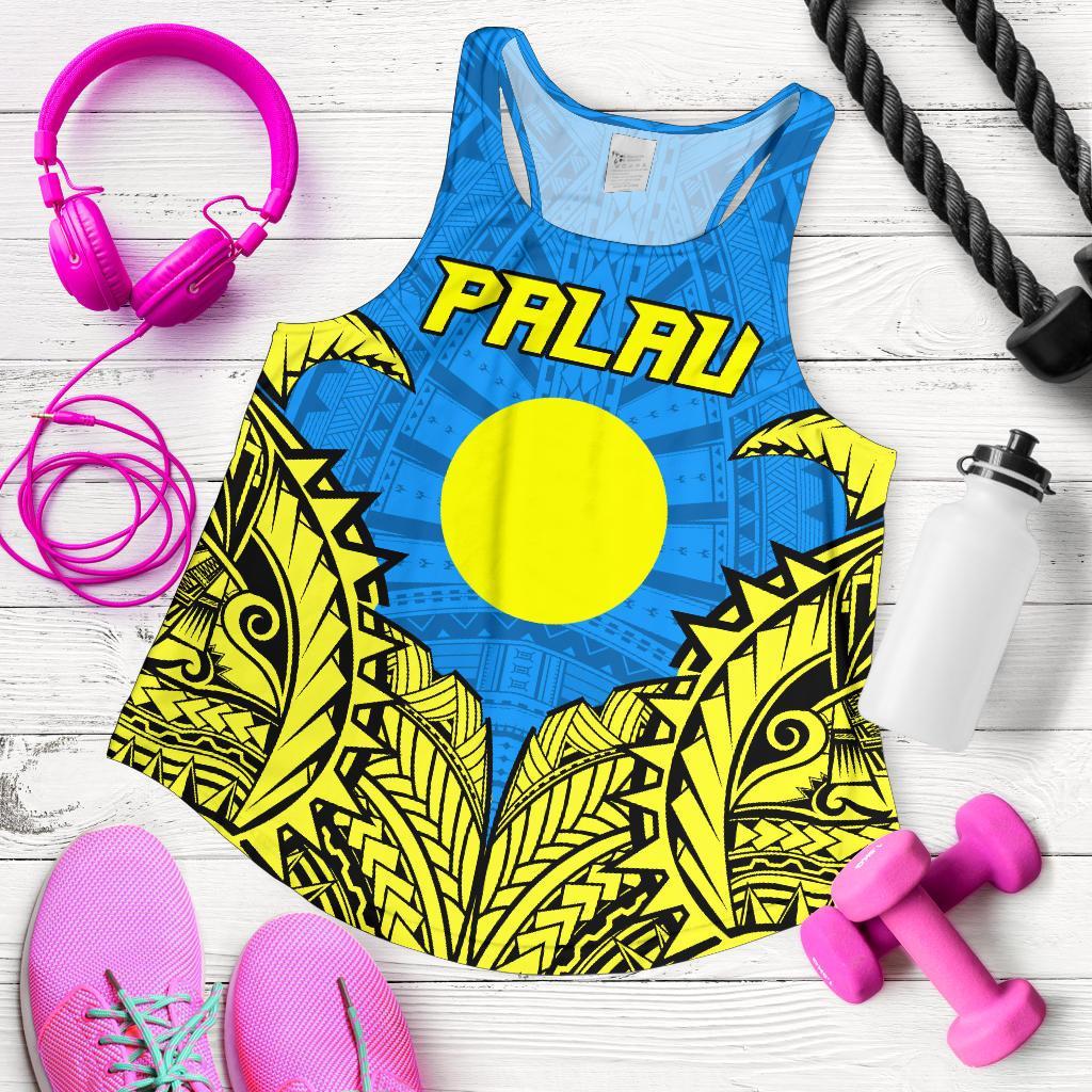 Palau Premium Racerback Tank A7 - Polynesian Pride