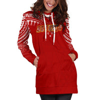 Rotuma Women's Hoodie Dress Melanesian Style - Polynesian Pride