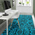 Polynesian Blue And Black Area Rug - Polynesian Pride