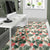 Hibiscus Plumeria Tropical Red Rug - Polynesian Pride