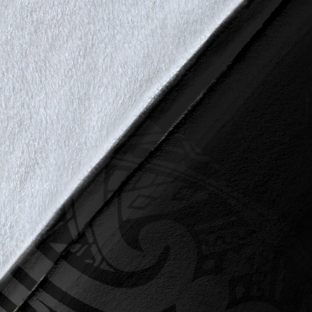 American Samoa Premium Blanket - Black Fog Style - Polynesian Pride