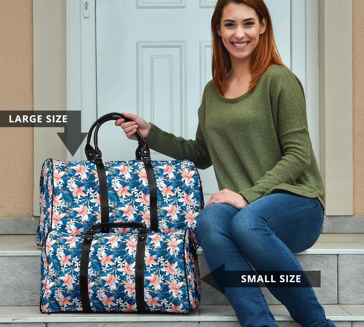 Hawaii Tropical Hibiscus Blue Hawaii Travel Bag - Polynesian Pride